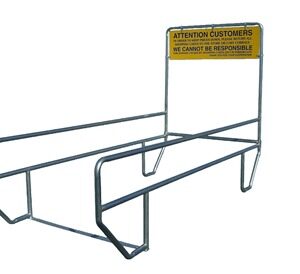 Model 1000 Double Wide Shopping Cart Corrals